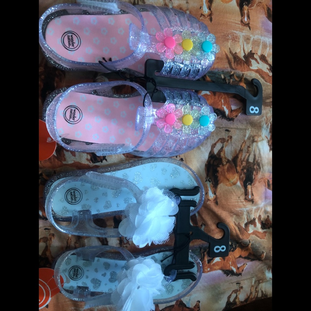 Set of 2 pairs of gel Sandals